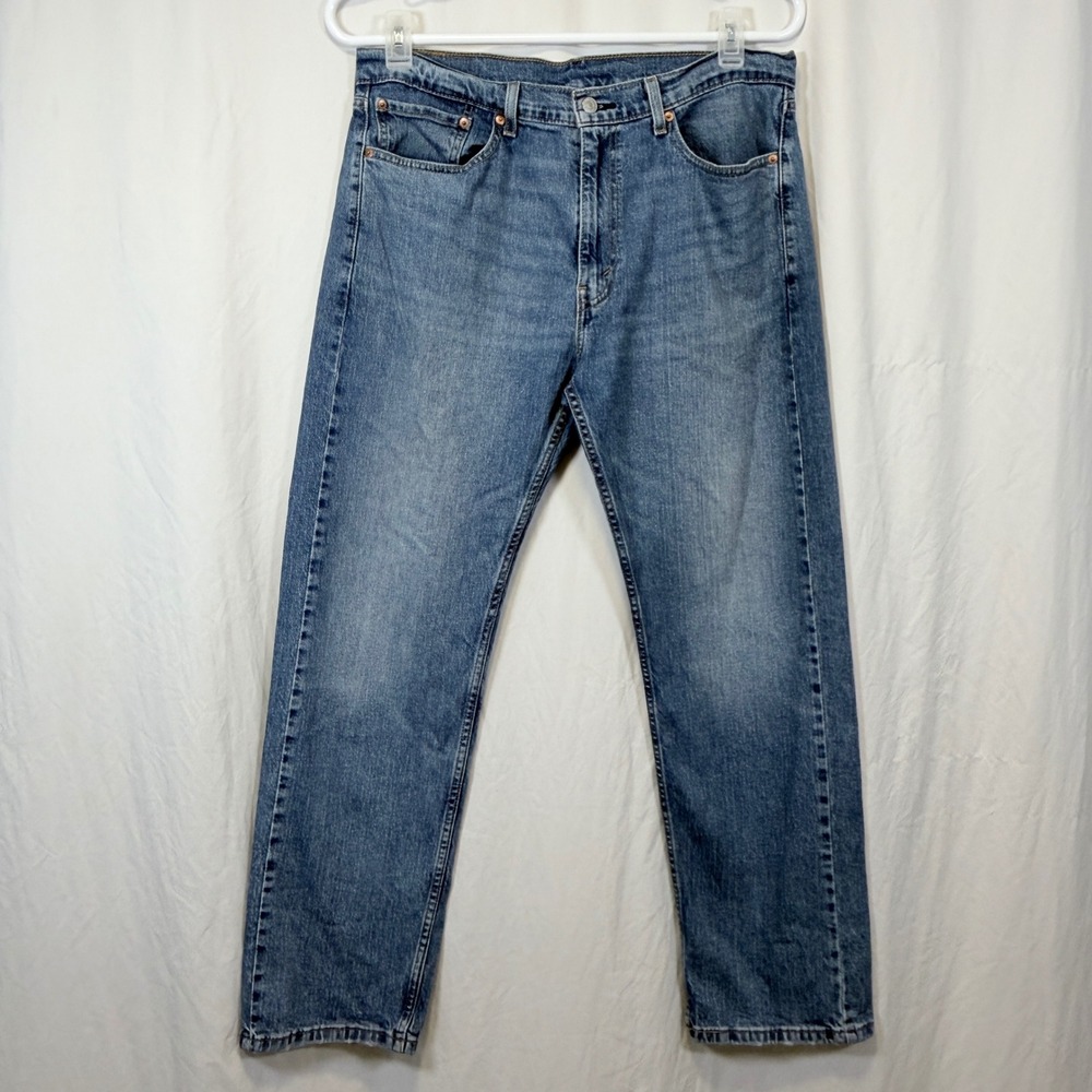 Levi's 505 Regular Fit Jeans Blue‎ Medium Wash Denim W36 L30